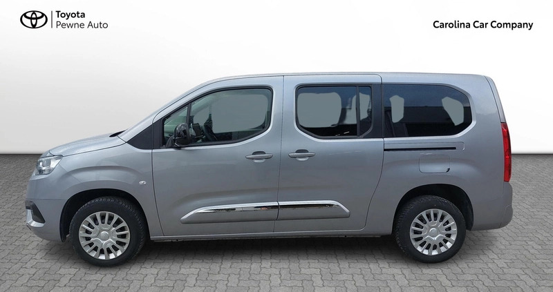 Toyota Proace City Verso cena 133900 przebieg: 25349, rok produkcji 2022 z Szczytna małe 407